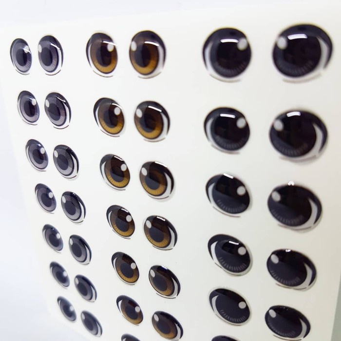 

KUE-PENGHIAS-ALAT- ROUND EYES 3D STICKER - BIRU -ALAT-PENGHIAS-KUE.