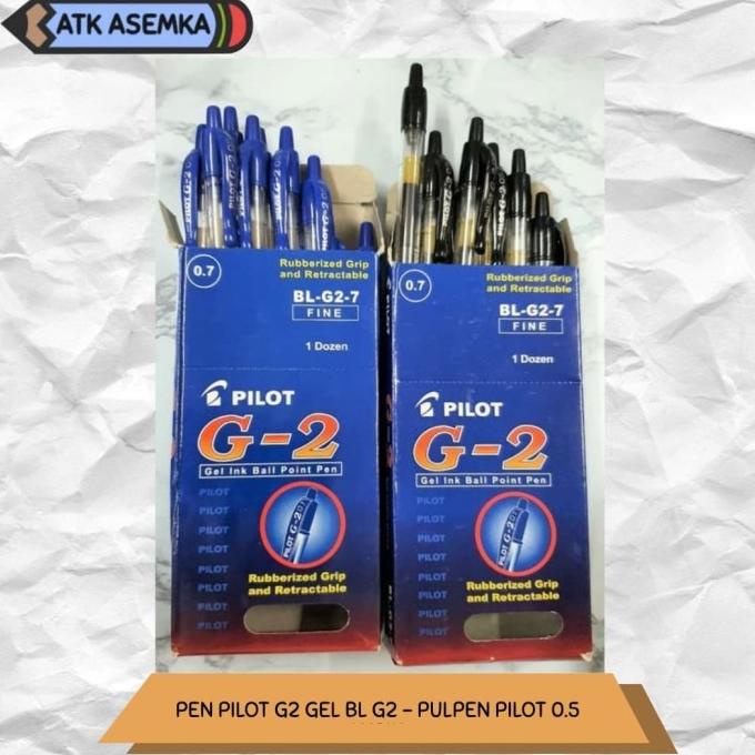 

Office & Stationery | Alat Tulis | Pen Pilot G2 Gel Bl G2 - Pulpen Pilot 0.5 Lusin | Best Seller