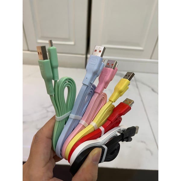 KABEL DATA ISI 50PCS TOPLESAN MACARON MICRO/TYPE C/IPH