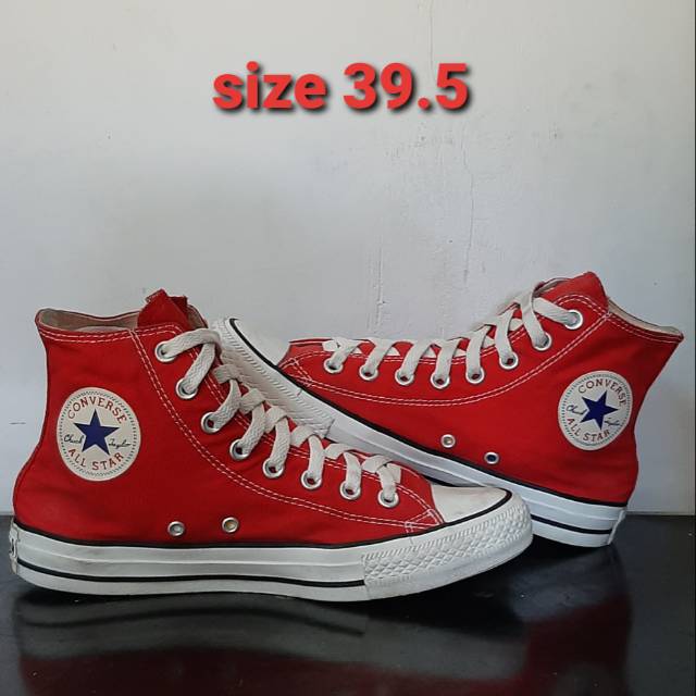 Sepatu Converse Original Second Red Chilli