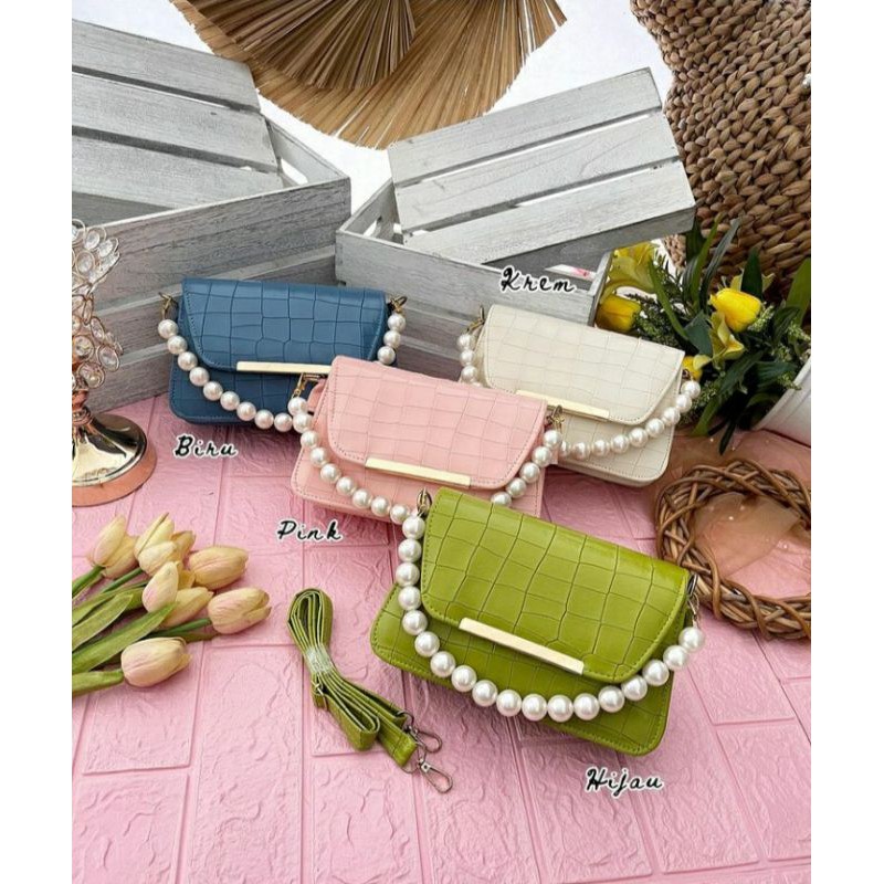 SELVA - TAS CROCO PREMIUM/TAS SELEMPANG WANITA