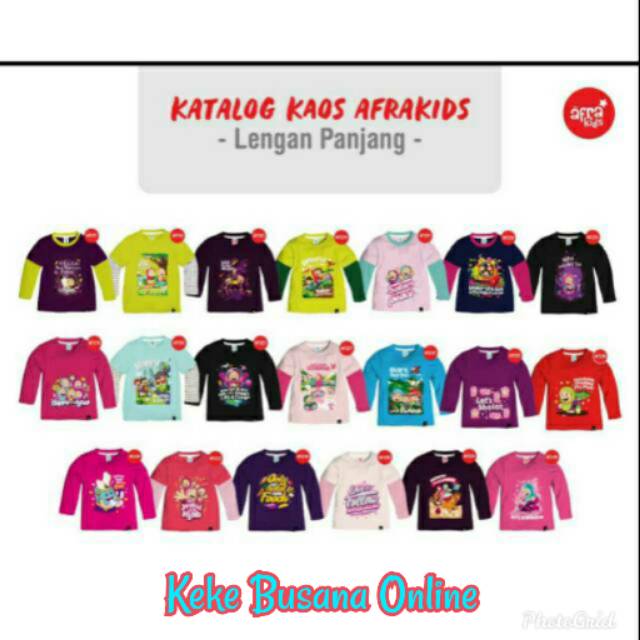 Kaos Afrakids Lengan Panjang