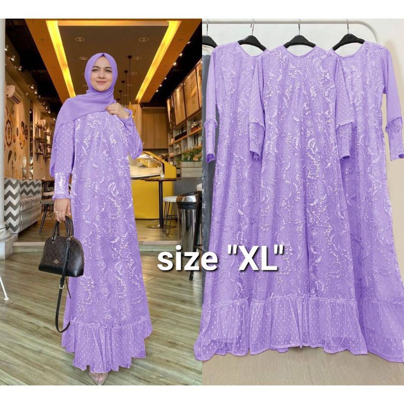 GAMIS BRUKAT ORIGINAL / GAMIS LEBARAN 2022/ GAMIS WANITA TERBARU/ BAJU KONDANGAN/ BRIDESMAIDS