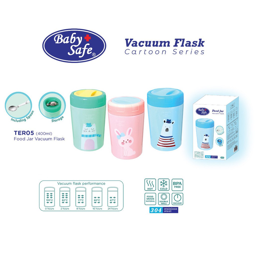 Baby Safe Food Jar Vacuum Flash TER05