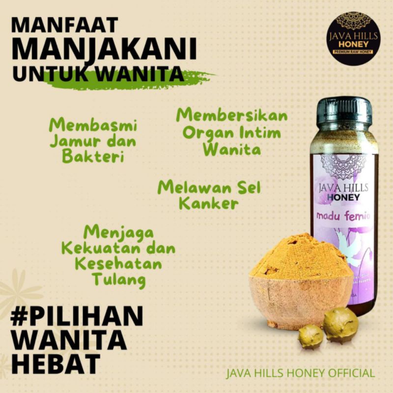 

Madu Herbal Femio Java Hills Honey Kesehatan Wanita