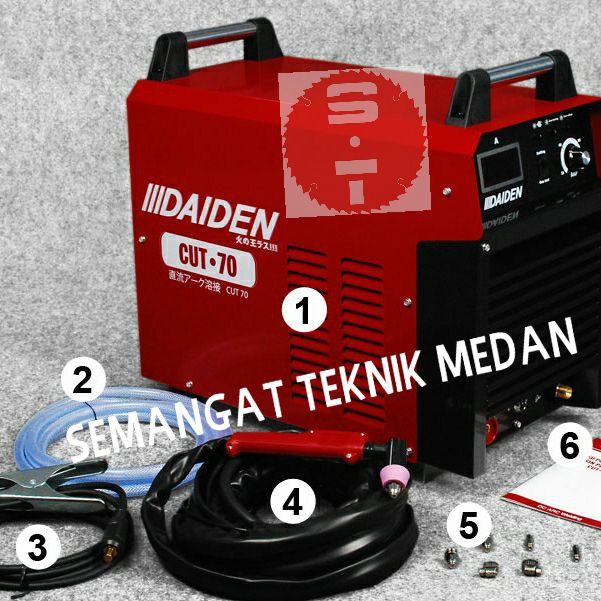 CUT70 MESIN TRAFO LAS POTONG PLASMA CUTTING WELDING DAIDEN CUT 70
