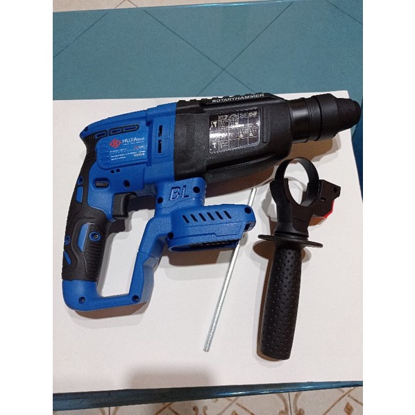 HUJIA BOR BETON, rotary hammer cordless hujia 3 fungsi tool only dan koper plastik , dapat menggunak