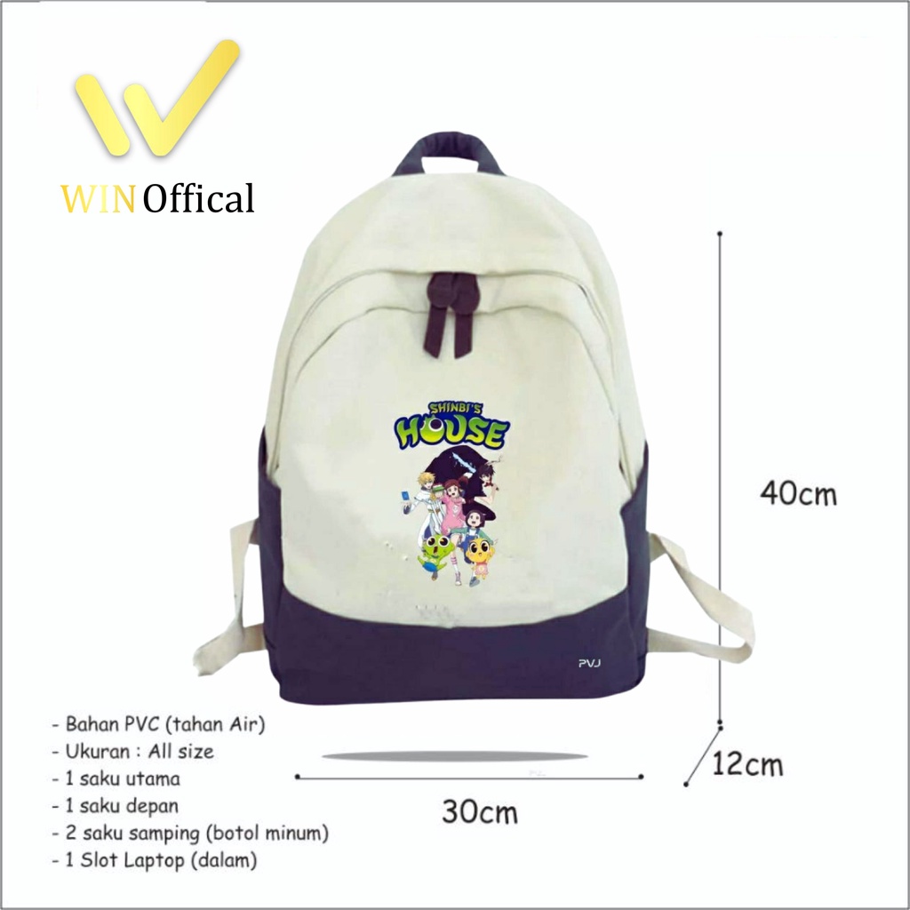 TERBARU Tas Ransel Anak Shinbi House ORIGINAL