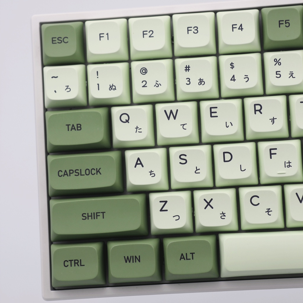 Matcha 122key XDA Keycaps PBT Dye-sublimatedJapanese Keycap XDAS profile  For Filco/DUCK/Ikbc MX switch Mechanical Keyboard Keycap