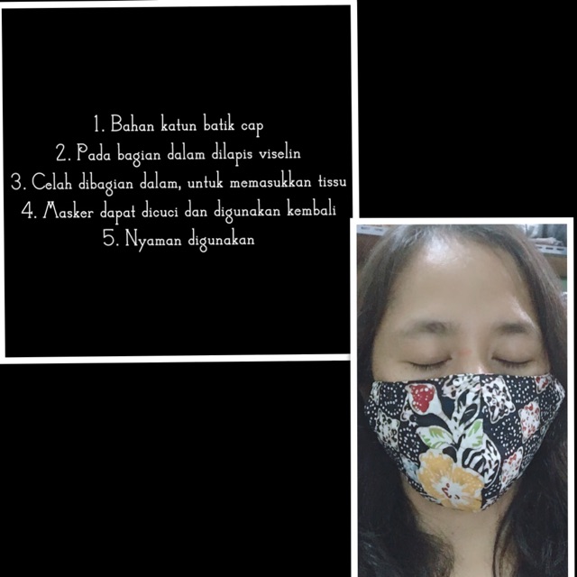 Masker Kain Batik Shopee Indonesia