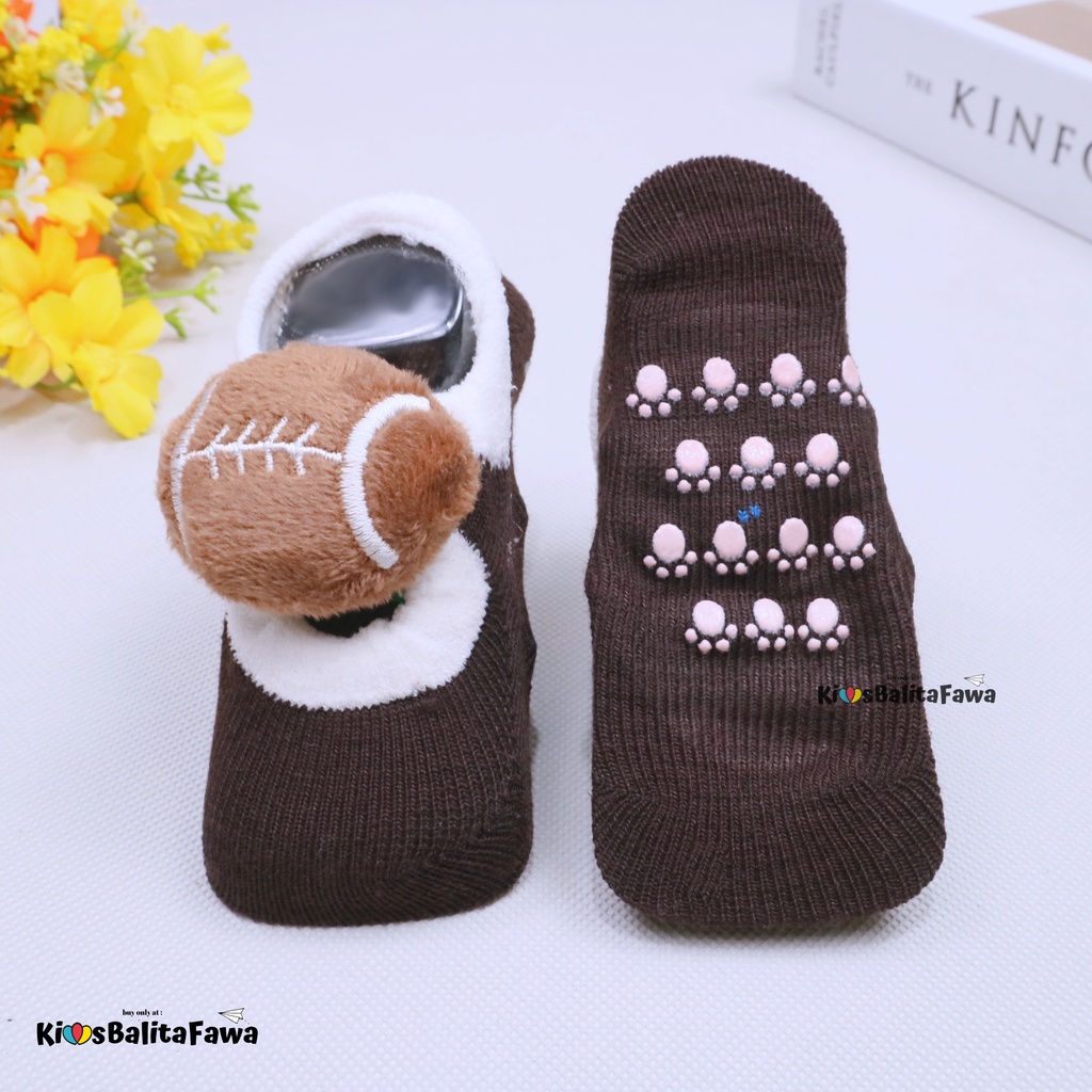 Prewalker Socks 3D Bayi Boneka Karakter / Import Kaos Kaki Polos Anak Laki Perempuan Anti Slip Murah