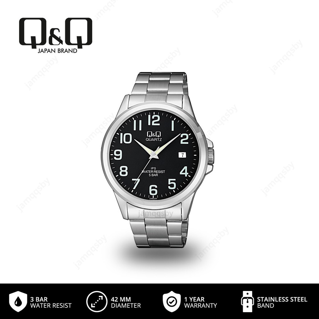 Q&Q QnQ QQ Original Jam Tangan Pria Analog - CA08 CA08J Water Resist