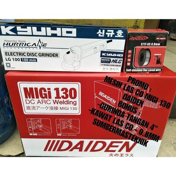 MIGI130 . NLG DAIDEN . MESIN LAS MIGI130 MURAH .MIGI130 2T4T SDS35465Z