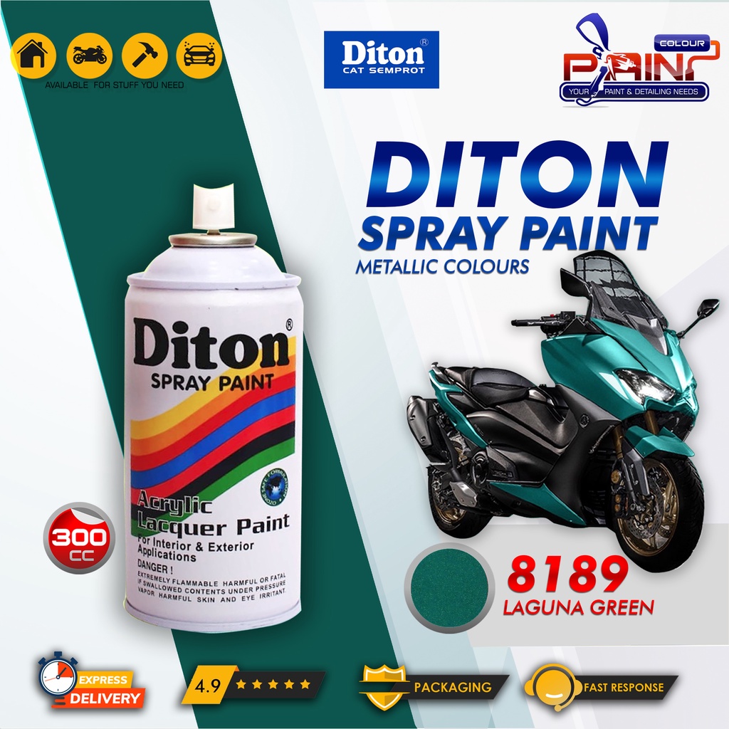 Diton 8189 Laguna Green Cat Semprot/Pylox/Samurai Motor/Helm/Gundam