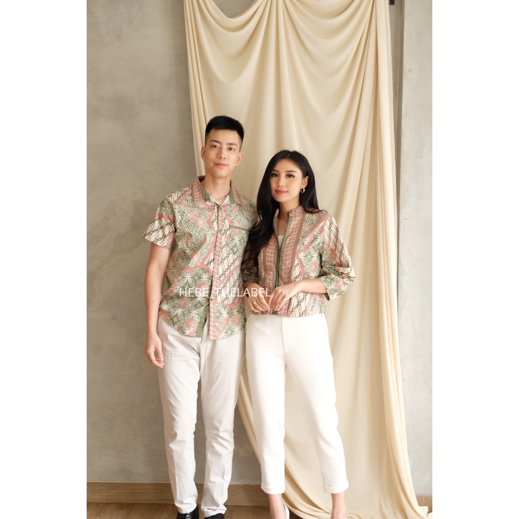 Nara Batik (Availbable Couple Pria) - Men Short-Mutia-Intan-Darcy-Jenna-Kiran-Nadine-Amber