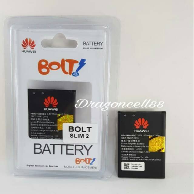 Baterai Bolt Slim 2 Huawei Kualitas ORIGINAL 100%