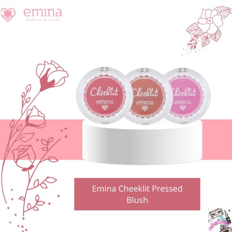 ☃Cutezz_Ching1☃Emina Cheeklit Pressed Blush 3,5g - Blush On