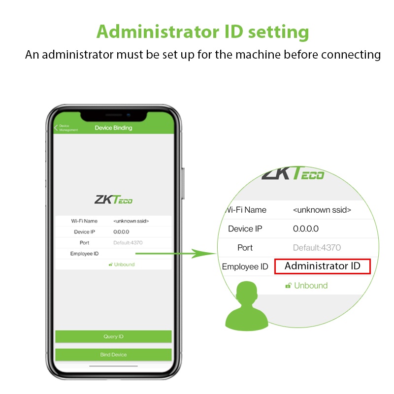 ZKTeco WIFI Time Recorder Mesin Absensi Sidik Jari ZKTeco - WL20