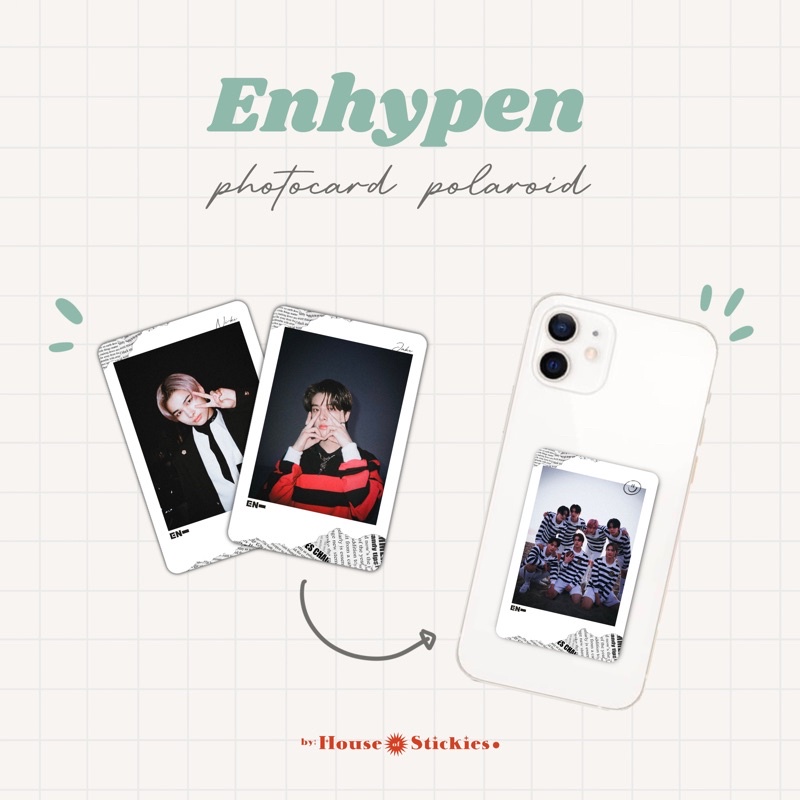 ENHYPEN Photocard Polaroid Fanmade