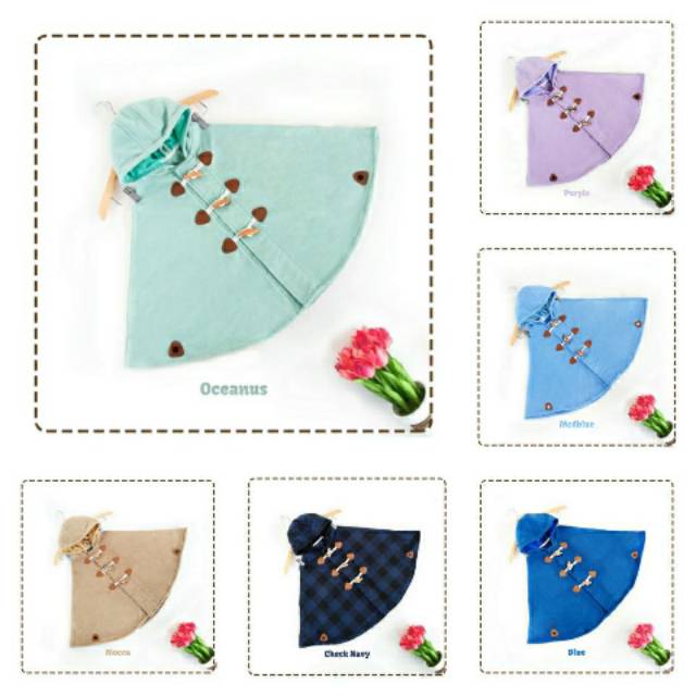 Duffle Cape Cuddle Me - Jaket Anak Lucu