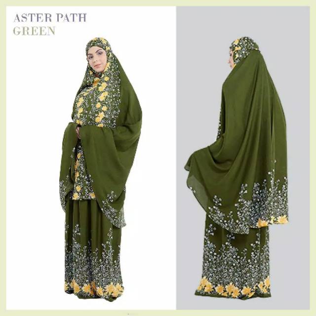 Mukenah aster path ori by Tazkia