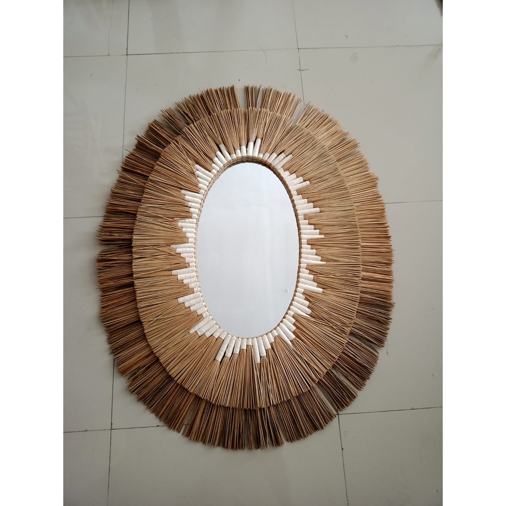 PROMO CERMIN MENDONG NATURAL AESTHETIC UNIK CERMIN DINDING