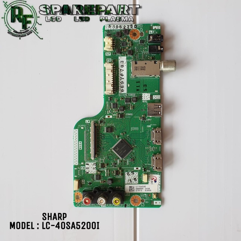 MB MOBO MAINBOARD MESIN TV LED SHARP LC-40SA5200I LC 40SA5200 I