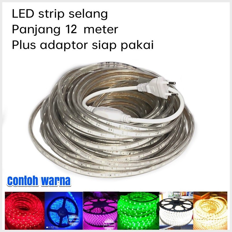 lampu led strip lampu plafon 12 meter