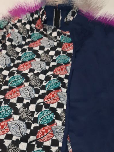 Tunik Batik Kombinasi Atasan Wanita Lainnya Dianara Tunik Jtr Atasan Putih Batik Modern Murah Jumbo