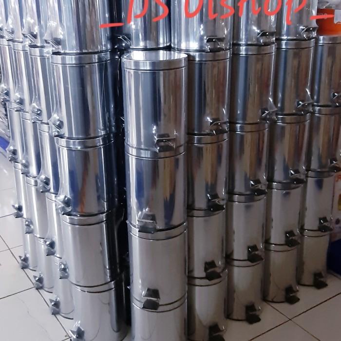 Harja | Tempat Sampah Injak 3 Liter / Tempat Sampah Stainless / Pedal Bin