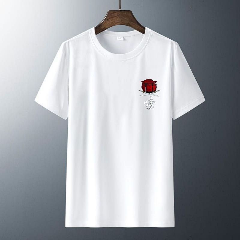 KL || KAOS DISTRO SABLON DIGITAL LOGO KANJI JEPAN COTTON COMBAD 30S