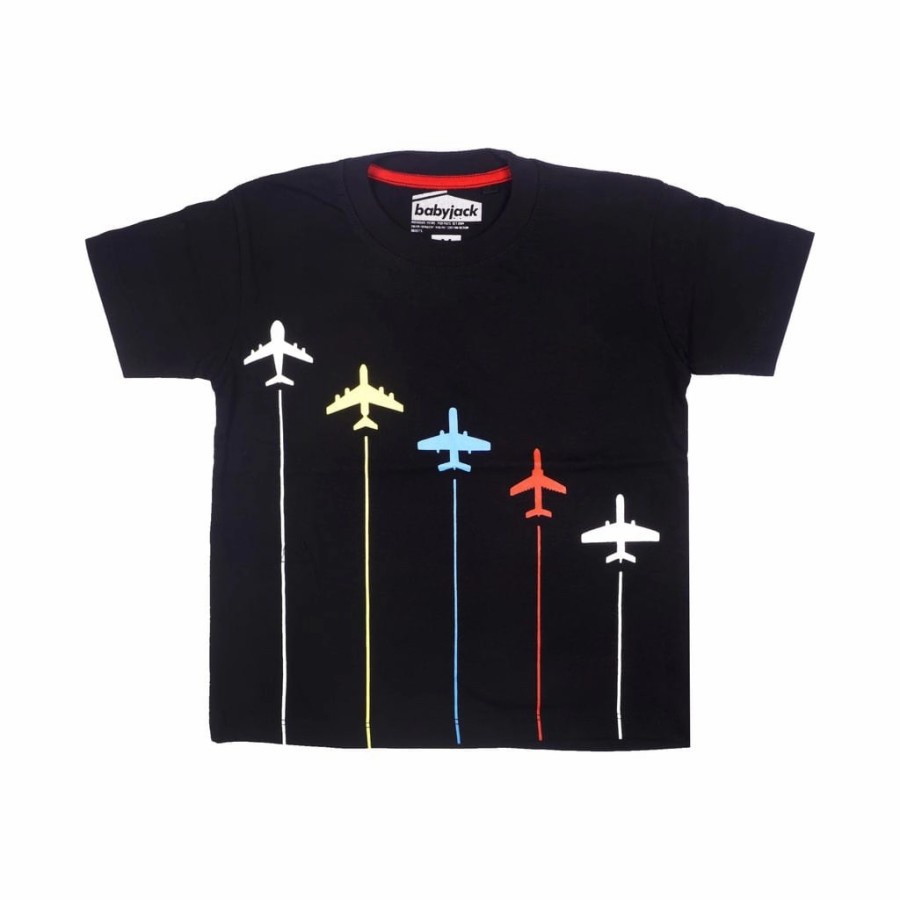 Kaos anak motif pesawat