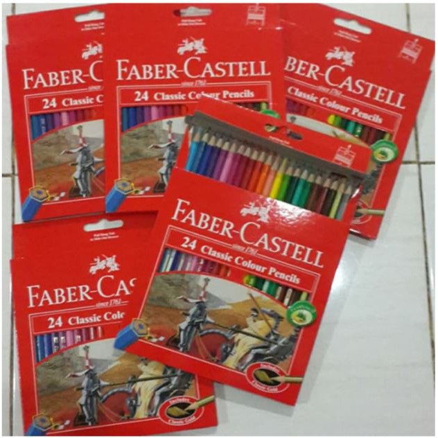 

Pensil Warna / Color Pencil Faber Caster Panjang 24 warna RB9