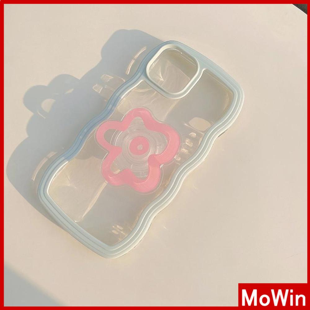 iPhone Case with Grip Cute Folding Stand 2 in 1 Clear Case TPU Airbag Shockproof Protection Camera Candy Color Compatible For iPhone 14 Pro Max 14 Plus 13 Pro Max 12 11 XR 7Plus