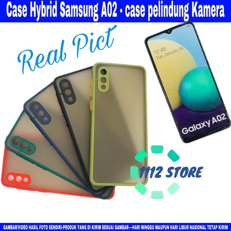 Case hybrid Samsung A02- hardcase samsung a02 - soft case samsung a02 - hardcase samsung a02