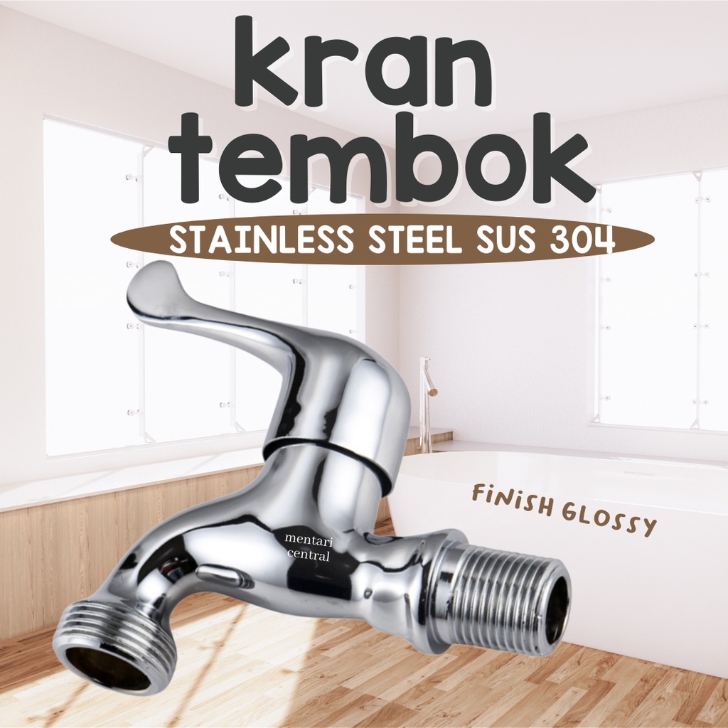 KERAN AIR TEMBOK KRAN AIR TEMBOK KRAN AIR  KRAN SELANG  TAMAN STAINLESS 304 FAUCET TERMURAH HIGH QUALITY