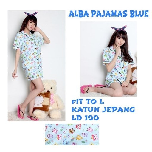 Best     Alba Piyama Pendek - Grosir Baju Tidur Wanita - Grosir Piyama Wanita     Terbaru