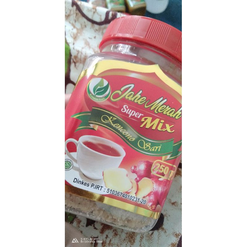 

Jahe Merah Super Mix Kencono Dari 250gr Original