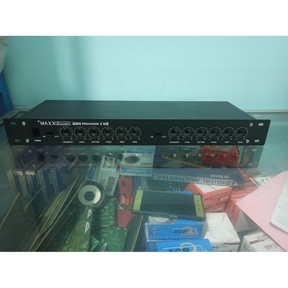 BOX AUDIO PROCESSOR PLUS SUBWOOFER MAXX PLAT TEBAL KUAT