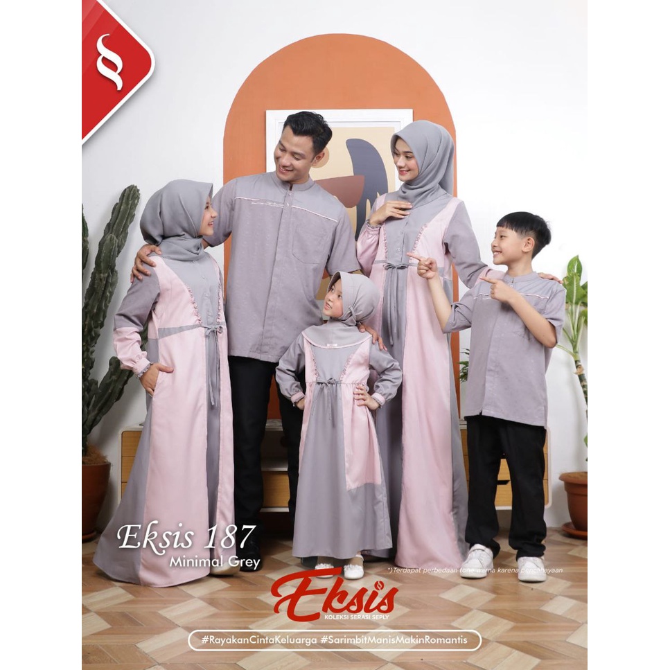 EKSIS 187 MINIMAL GREY SEPLY ORIGINAL KOKO DEWASA KASEO 151 GAMIS DEWASA MEYRA 80 MINIMAL GREY KOKO 