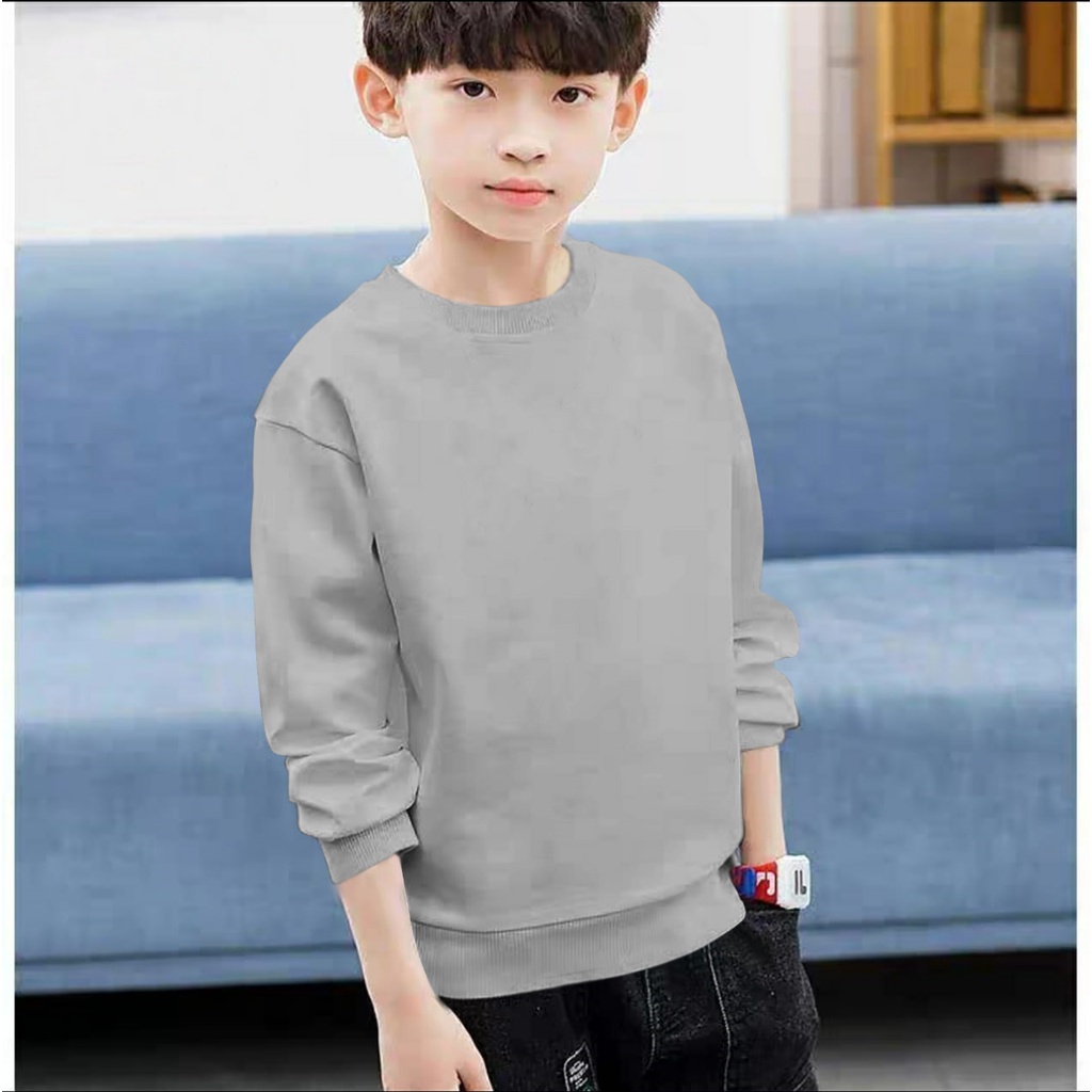 baju sweater anak polos / atasan anak laki laki / sweater anak /  baju anak termurah -alipio fashion