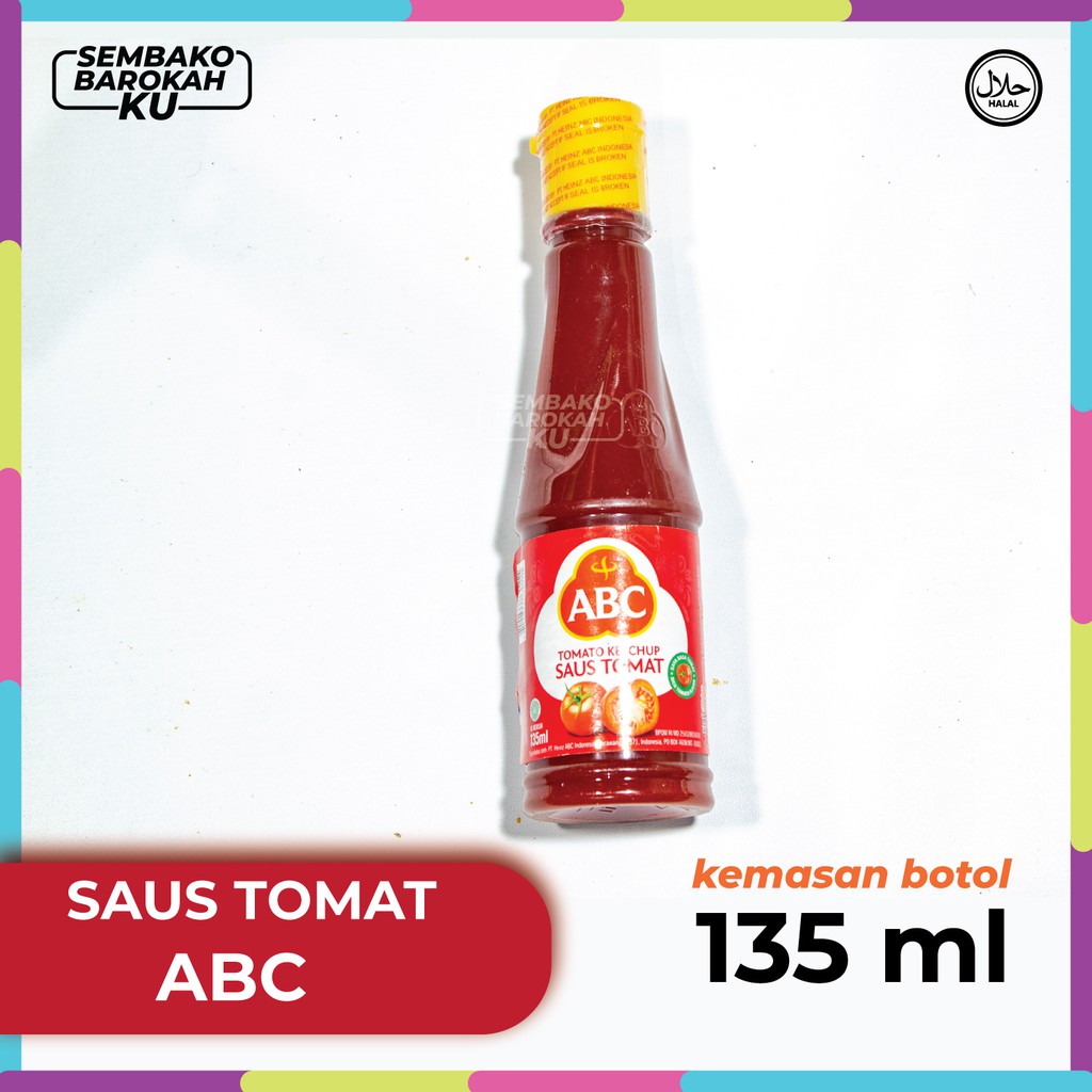 

Saus Tomat ABC 135ml / saos tomat - kemasan botol plastik praktis 135 ml