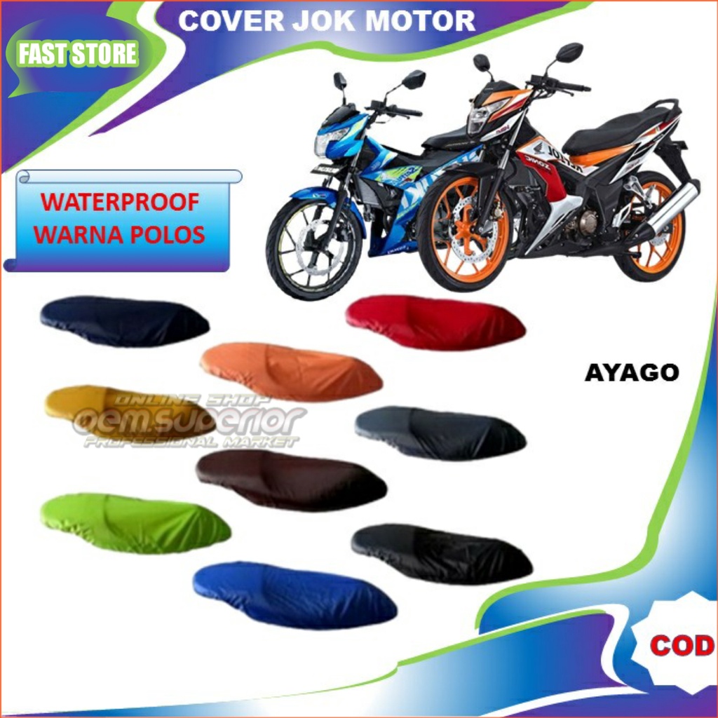 Cover Sarung Jok Satria FU Sonic Athlete / Terbaru / Terlaris / Cod