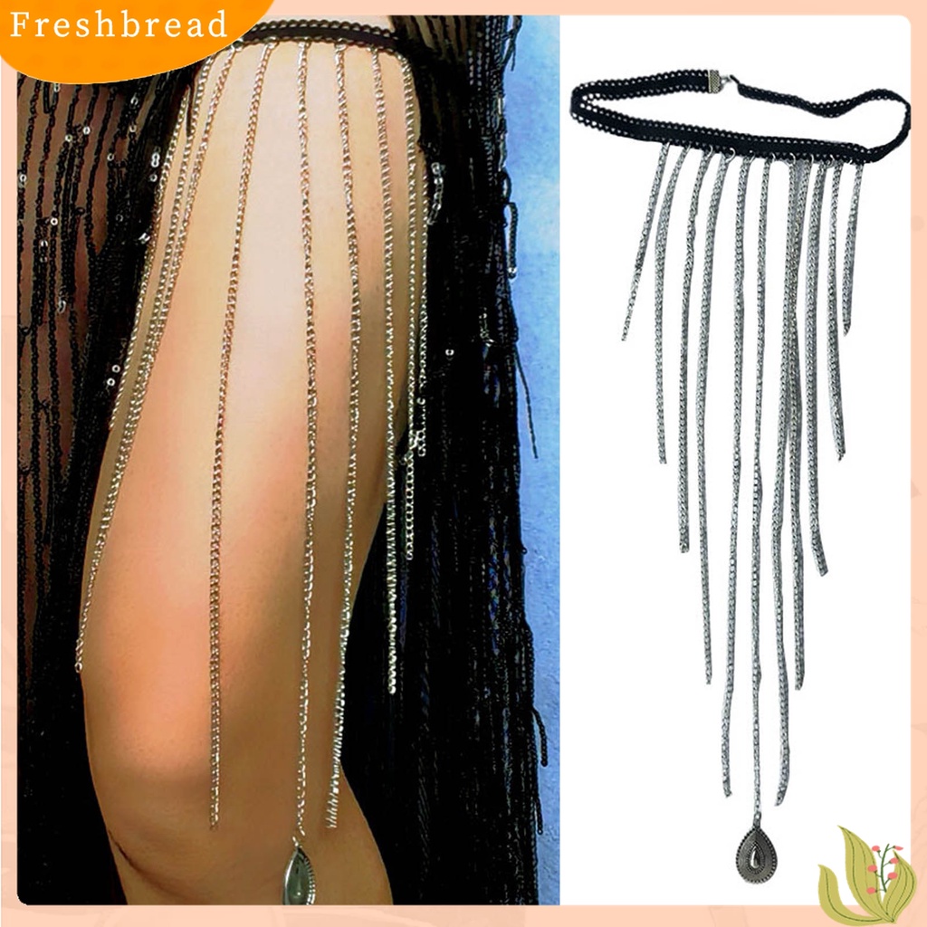 |Frebre Frebre| Rantai Paha Multilayer Aksen Rumbai Geometri Gaya Vintage Untuk Wanita