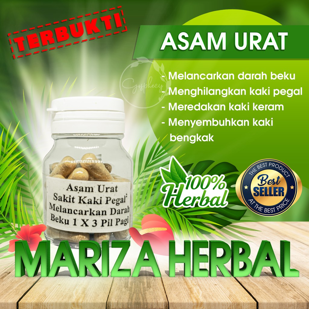  Obat  Herbal Cina Asam  Urat  Rematik Kolestrol Nyeri Sendi 