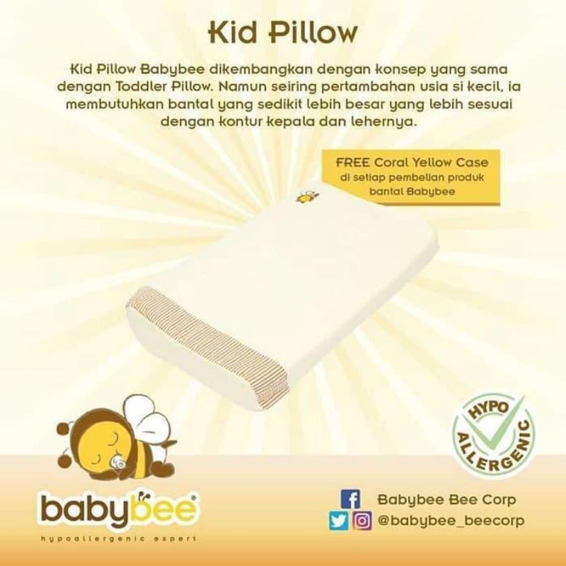 Baby Bee Kid Pillow