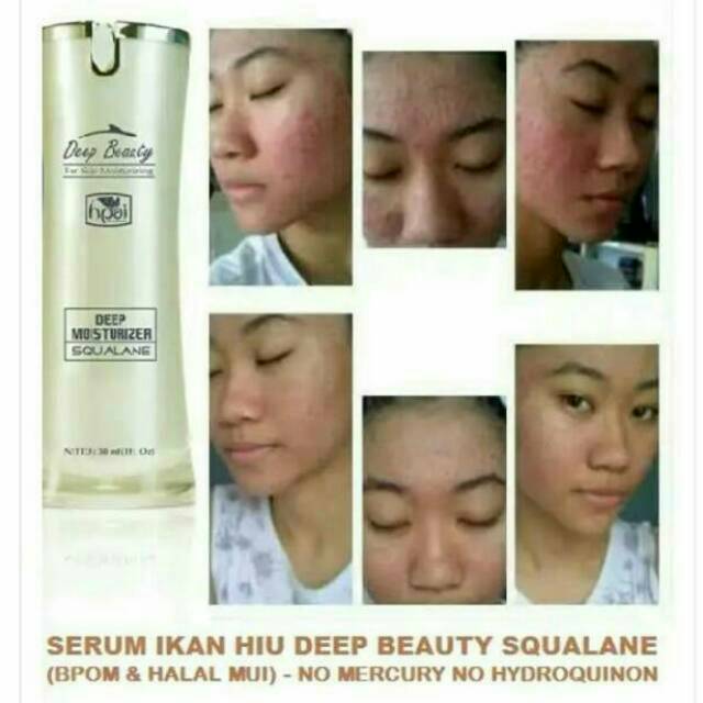 Serum Deep Beauty ORI HNI HPAI 30ml serum halal dari squalane murni tanpa bahan tambahan apapun