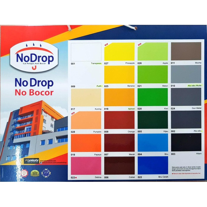 NO DROP WATEROROOF / CAT PELAPIS ANTI BOCOR 20L / NODROP CAT ANTI BOCOR / CAT LUAR