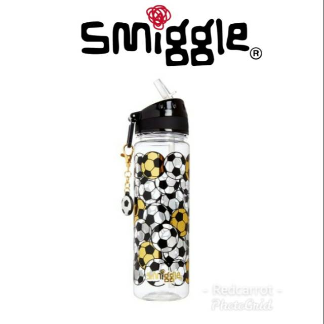 Botol Minum SMIGGLE ORIGINAL Botol Anak Laki Smiggle Drink Up Bottle Gold Soccer Ball