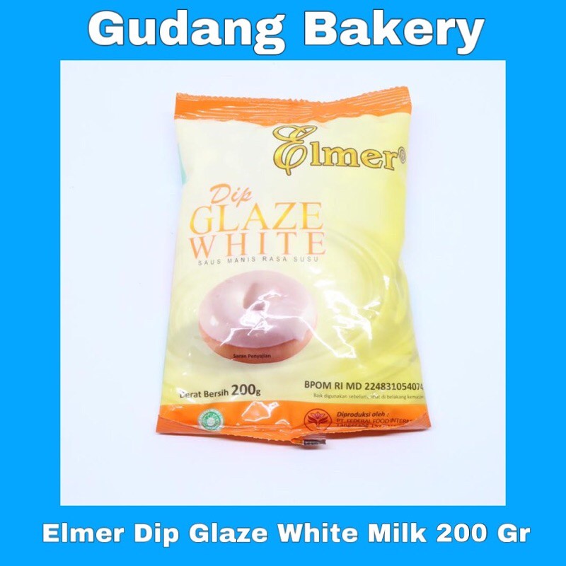 

Elmer Dip Glaze White Milk 200 Gr